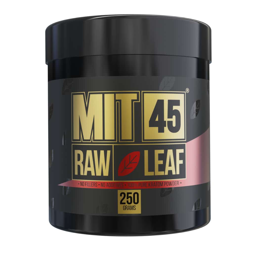 MIT 45 Raw Leaf Red Kratom - 250g Powder - Smoke Shop Wholesale. Done Right.