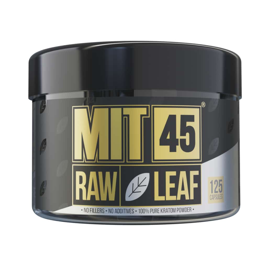 MIT 45 Raw Leaf White Kratom - 125ct Capsules - Smoke Shop Wholesale. Done Right.