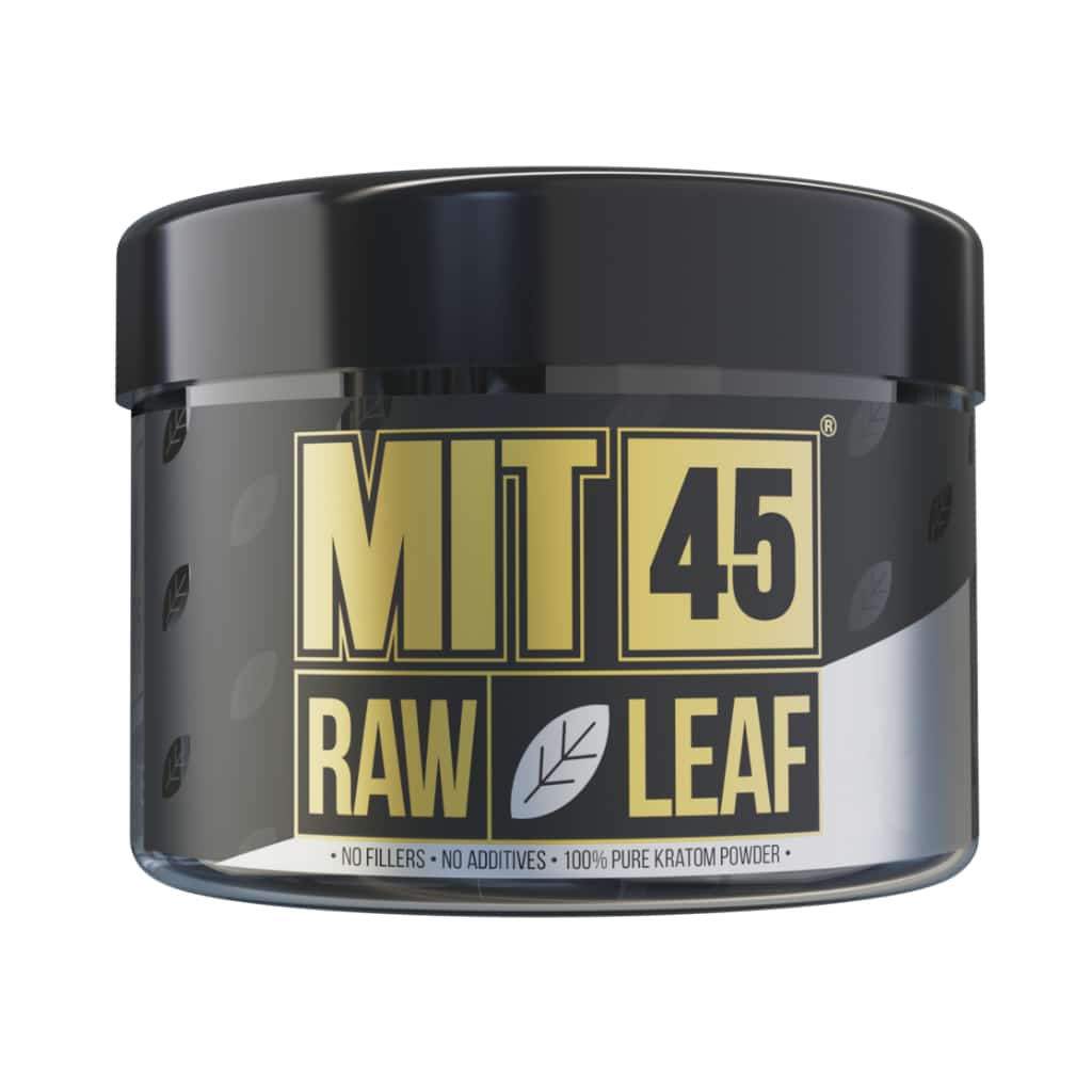 MIT 45 Raw Leaf White Kratom - 125g Powder - Smoke Shop Wholesale. Done Right.