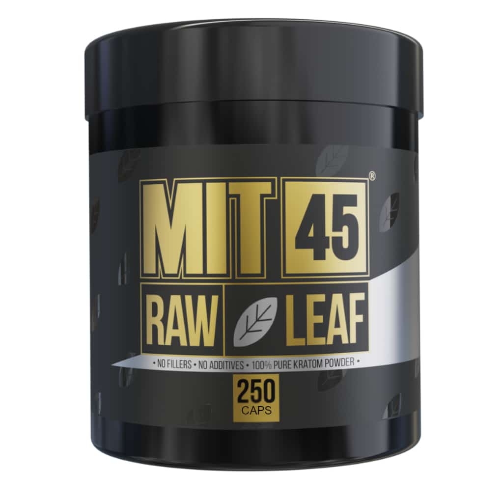 MIT 45 Raw Leaf White Kratom - 250ct Capsules - Smoke Shop Wholesale. Done Right.