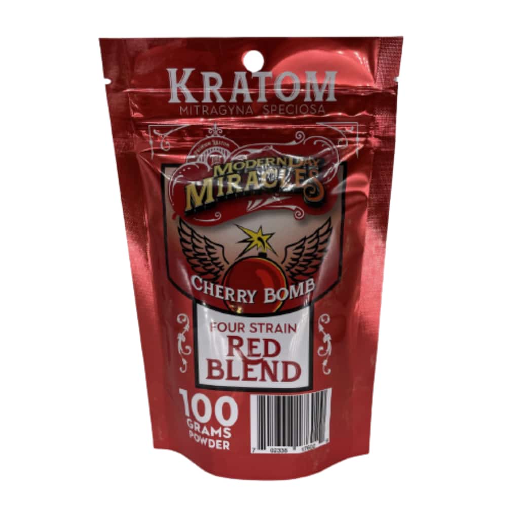 Modern Day Miracles Cherry Bomb Red Blend Kratom Powder - Smoke Shop Wholesale. Done Right.