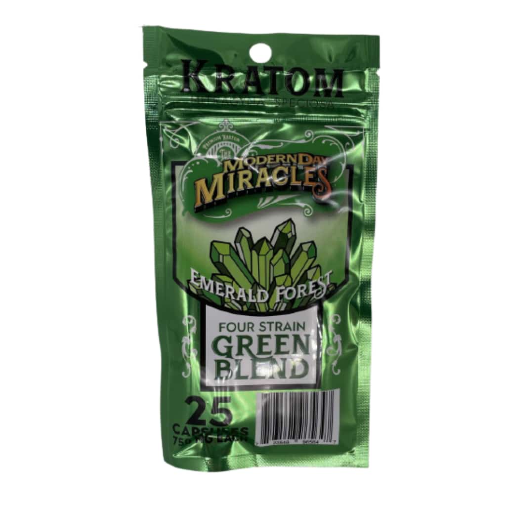 Modern Day Miracles Emerald Forest Kratom Capsules - Smoke Shop Wholesale. Done Right.