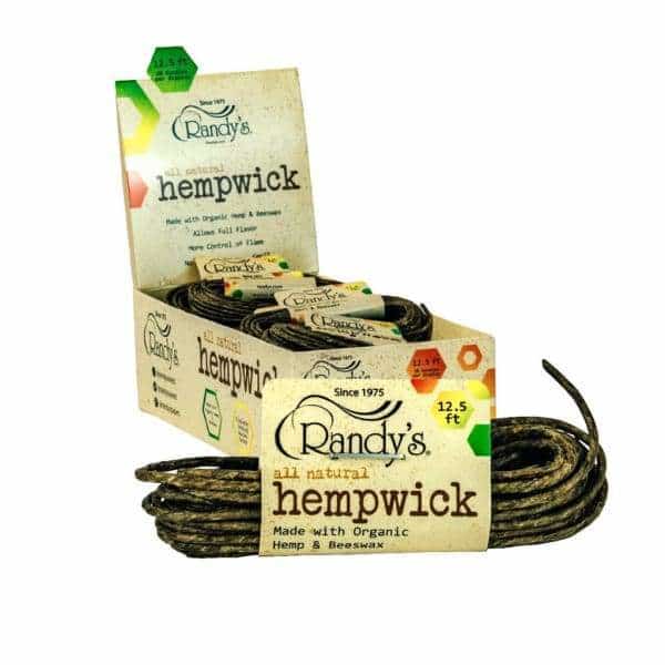 20-Pack Hemp Wick Booklet at Hemptique - Hemp Wick Wholesale