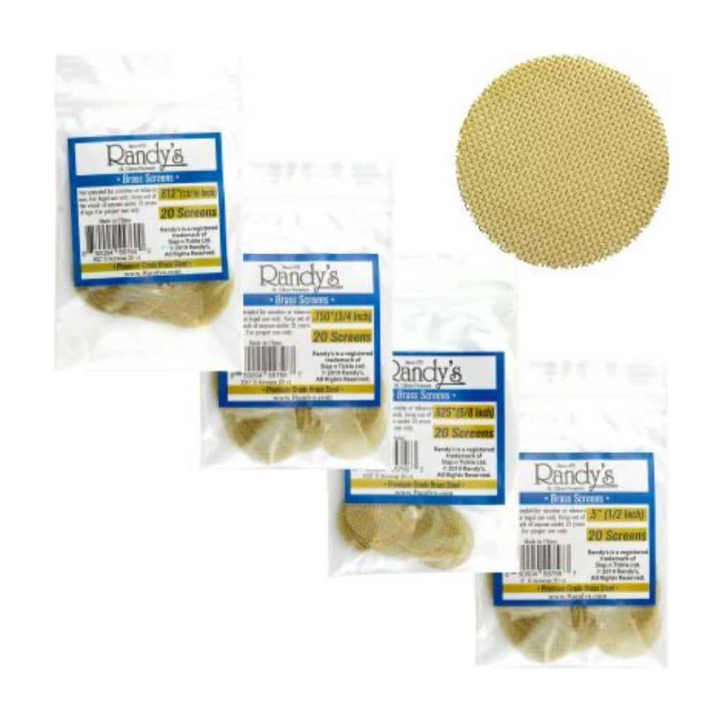 Made in The USA - 50 1/2 Inch (.50) Brass Mesh Pipe Screen Filters 