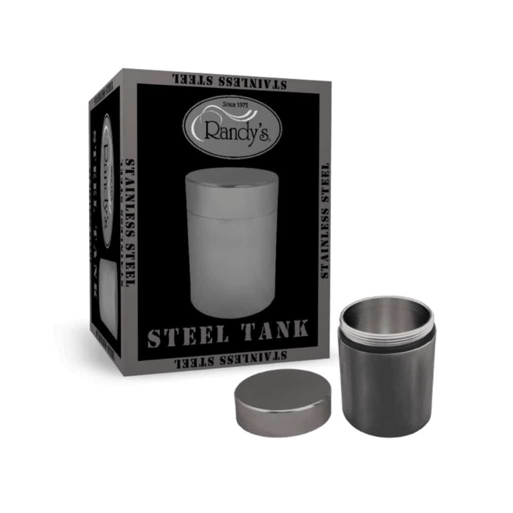 Randy’s Storage Tank: Stainless Steel 45mm - Smoke Shop Wholesale. Done Right.