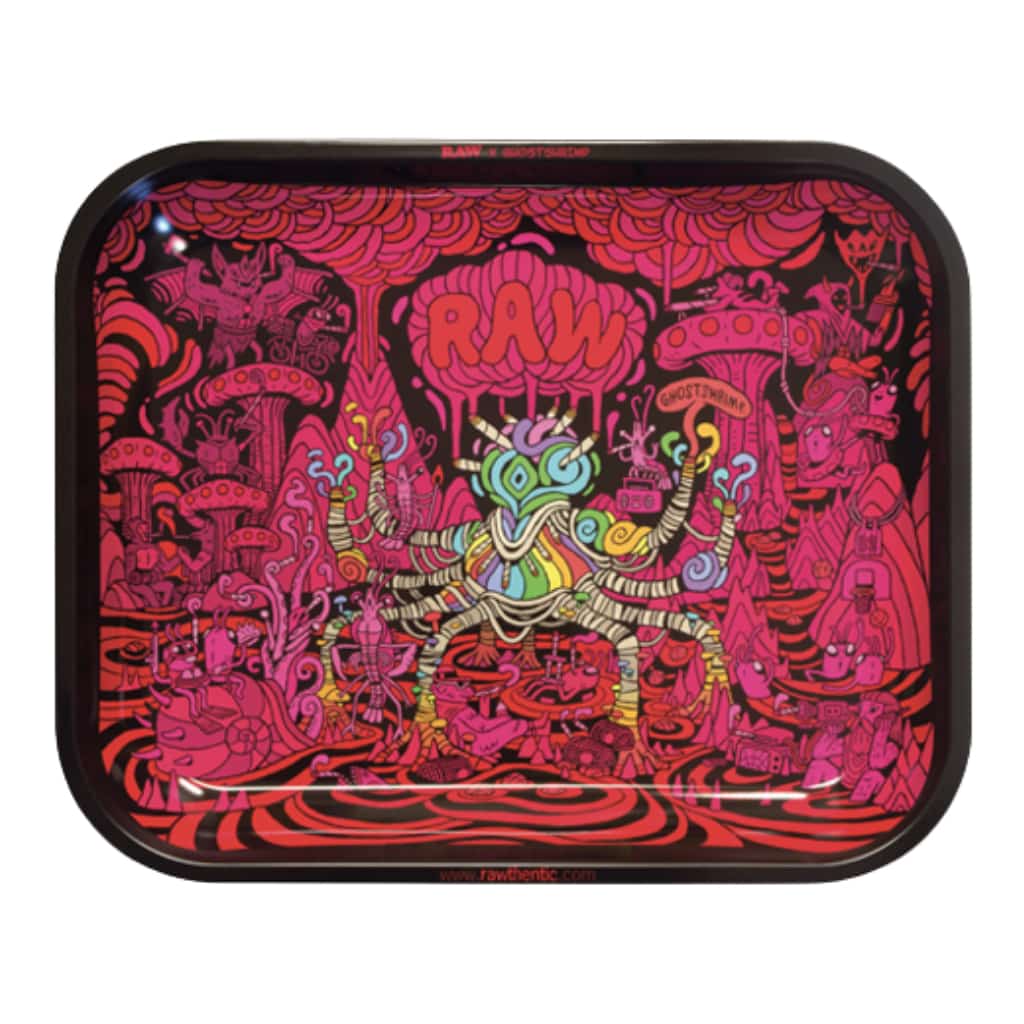 RAW Artist Series Tray: Ghost Shrimp #3 - Smoke Shop Wholesale. Done Right.