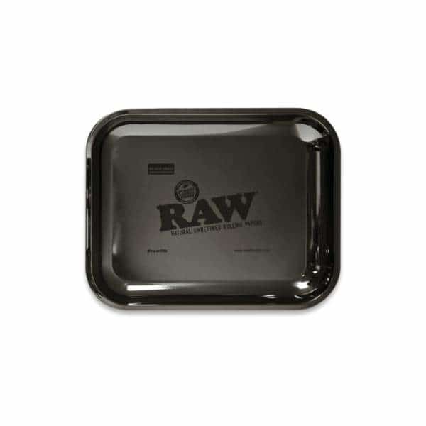 RAW Black Gold Small Rolling Tray - Smoke Shop Wholesale. Done Right.