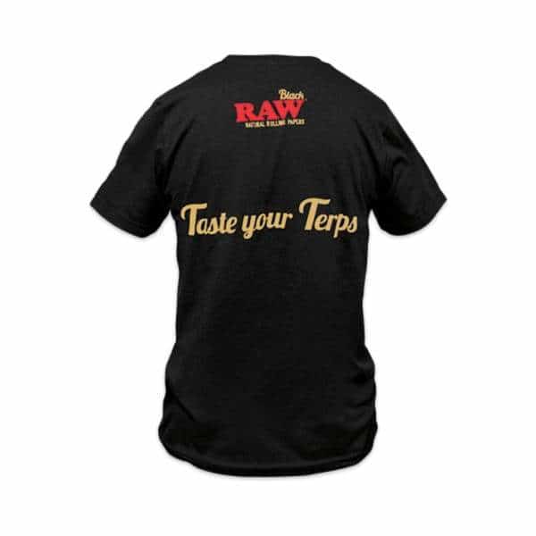 RAW Black - Taste Your Terps Tee - Smoke Shop Wholesale. Done Right.