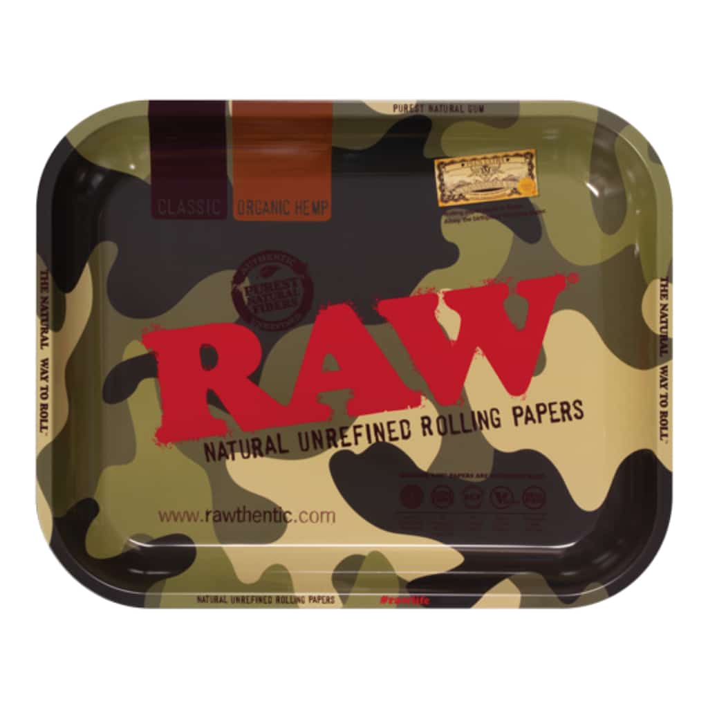RAW Camo Large Rolling Tray - Smoke Shop Wholesale. Done Right.