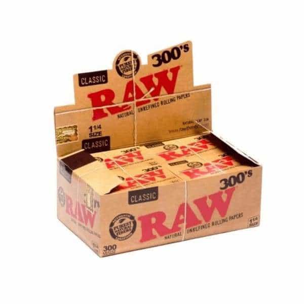 RAW Classic Creaseless 1¼ 300’s 20ct - Smoke Shop Wholesale. Done Right.
