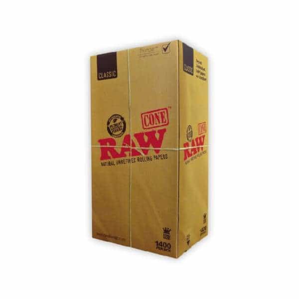 RAW Classic Kingsize Cones - 1400ct - Smoke Shop Wholesale. Done Right.