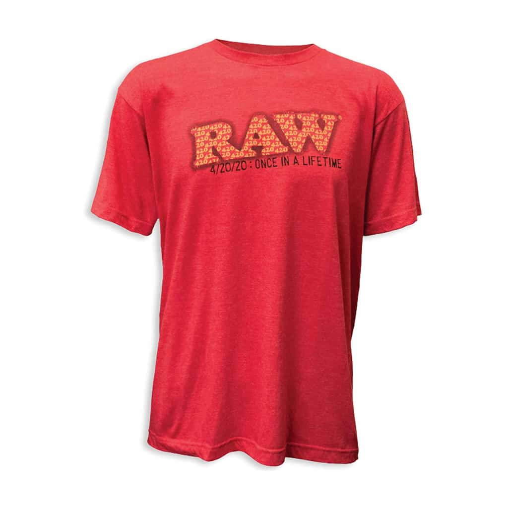 RAW Heather Red 420 Tee - Smoke Shop Wholesale. Done Right.
