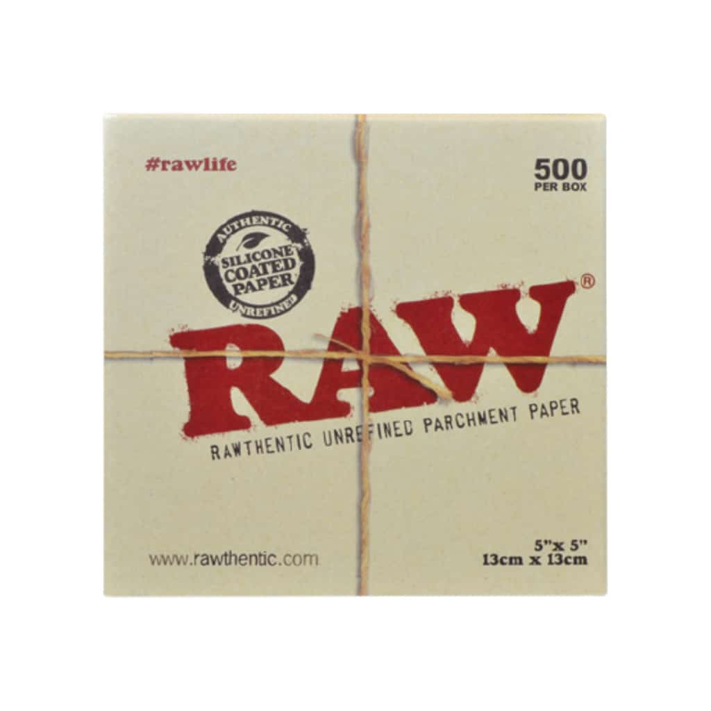 Raw Parchment 5x5 Squares - 500ct - Smoke Shop Wholesale. Done Right.