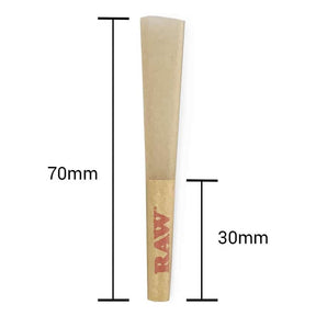 RAW Single Size Classic Cones 70mm/30mm - Smoke Shop Wholesale. Done Right.