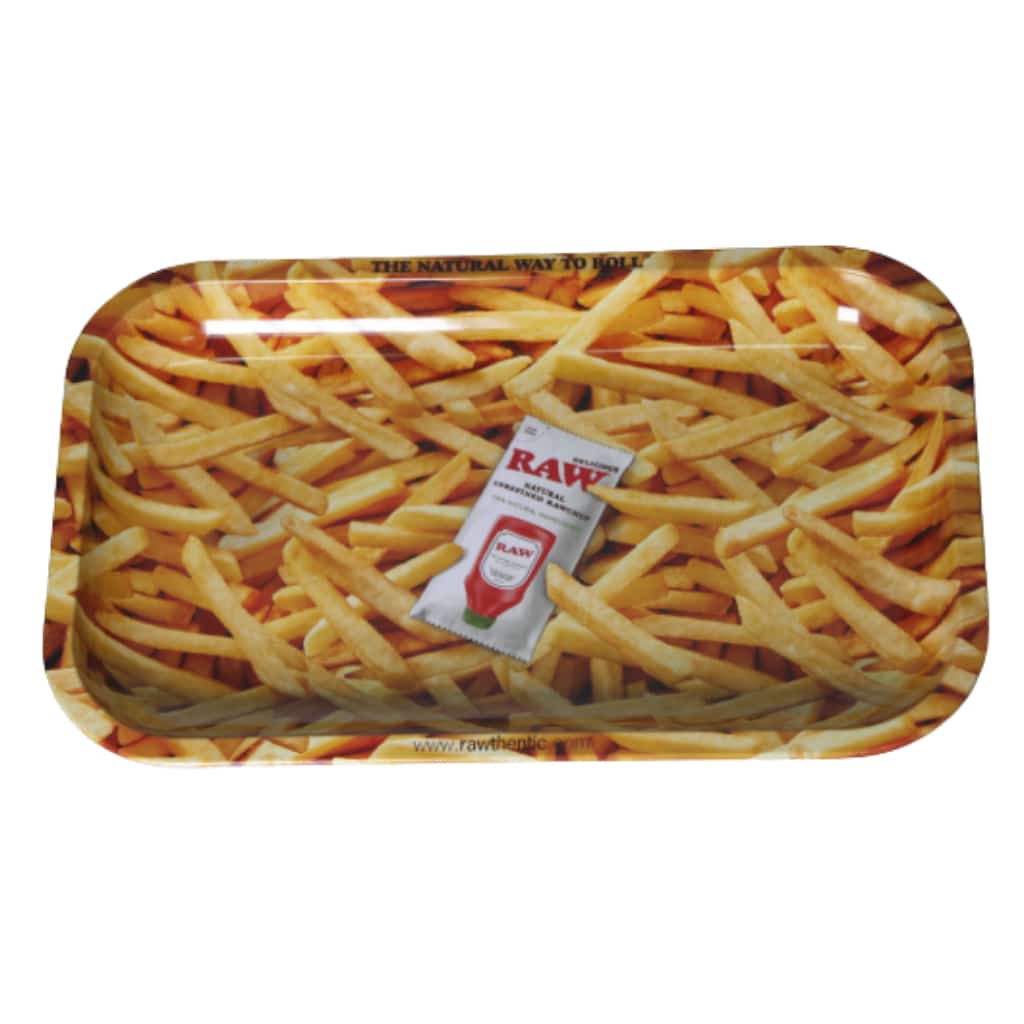 RAW Small French Fries Rolling Tray - Smoke Shop Wholesale. Done Right.