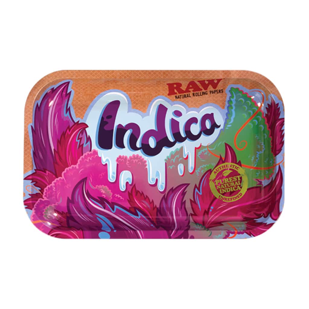 RAW Small Indica Rolling Tray - Smoke Shop Wholesale. Done Right.