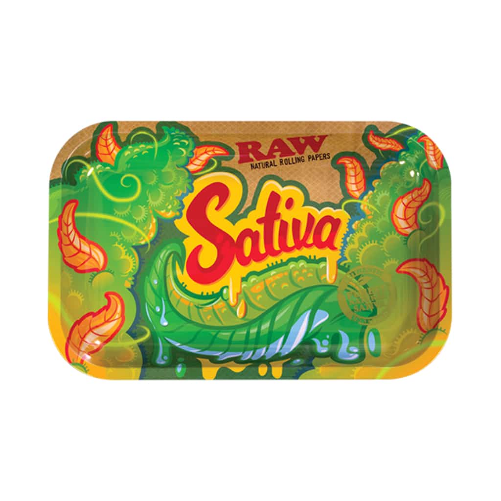 RAW Small Sativa Rolling Tray - Smoke Shop Wholesale. Done Right.