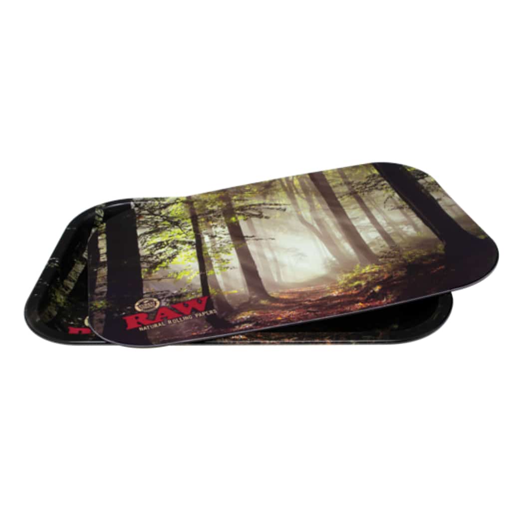 RAW Smokey Forest Magnetic Rolling Cover - Small - Smoke Shop Wholesale. Done Right.