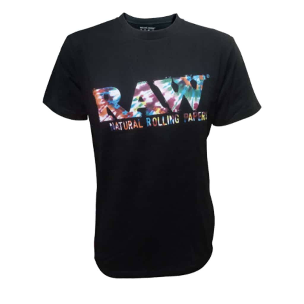 RAW Tie-Dye Logo Shirt - Smoke Shop Wholesale. Done Right.
