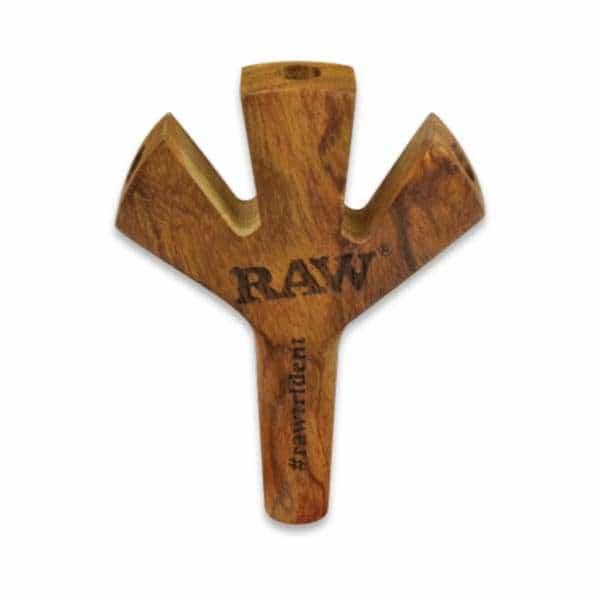 RAW Trident Wooden Holder - Smoke Shop Wholesale. Done Right.