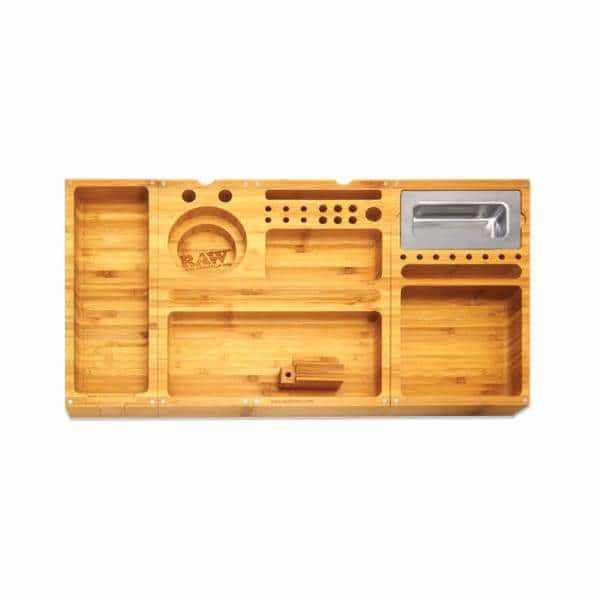 RAW Triple Flip Bamboo Rolling Tray - Smoke Shop Wholesale. Done Right.