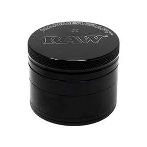 RAW x Hammercraft 4pc Black Grinder - Smoke Shop Wholesale. Done Right.