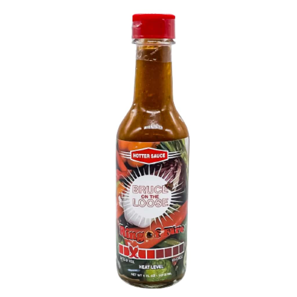 Ring of Fire Hot Sauce by Bruce On The Loose - Smoke Shop Wholesale. Done Right.