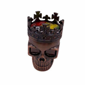 Skull Crown 3pc Grinder - Smoke Shop Wholesale. Done Right.