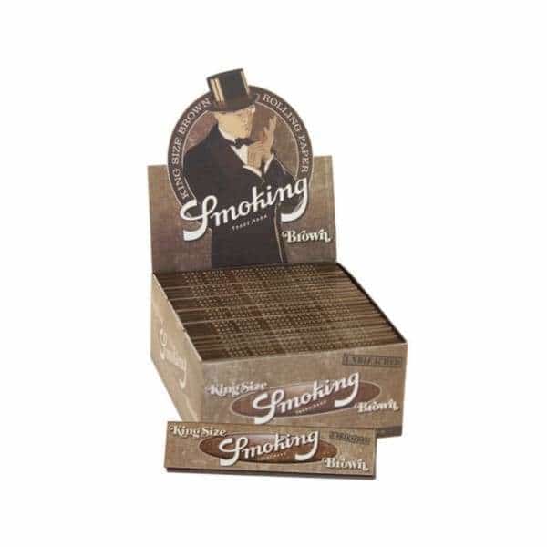 Smoking Brand Brown King Size Rolling Papers - Smoke Shop Wholesale. Done Right.