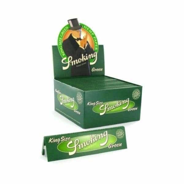 Smoking Brand Green King Size Paper - Smoke Shop Wholesale. Done Right.