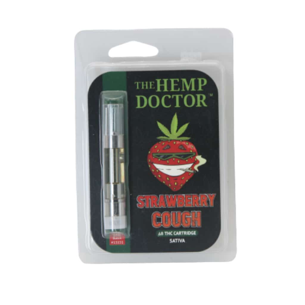 The Hemp Doctor - 1ml Strawberry Cough Cart - Smoke Shop Wholesale. Done Right.