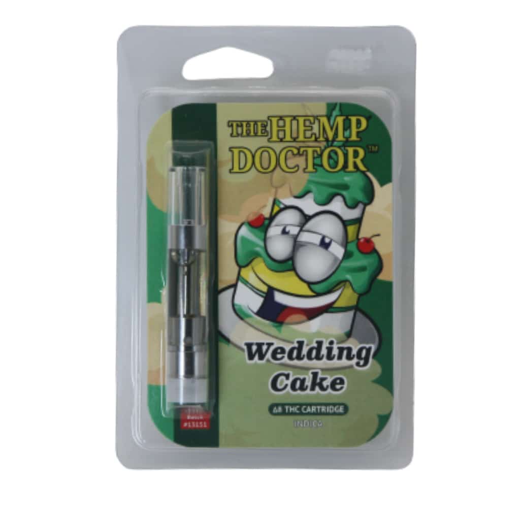 The Hemp Doctor - 1ml Wedding Cake Cart - Smoke Shop Wholesale. Done Right.