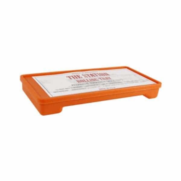 The Station Rolling Tray - Orange - Smoke Shop Wholesale. Done Right.