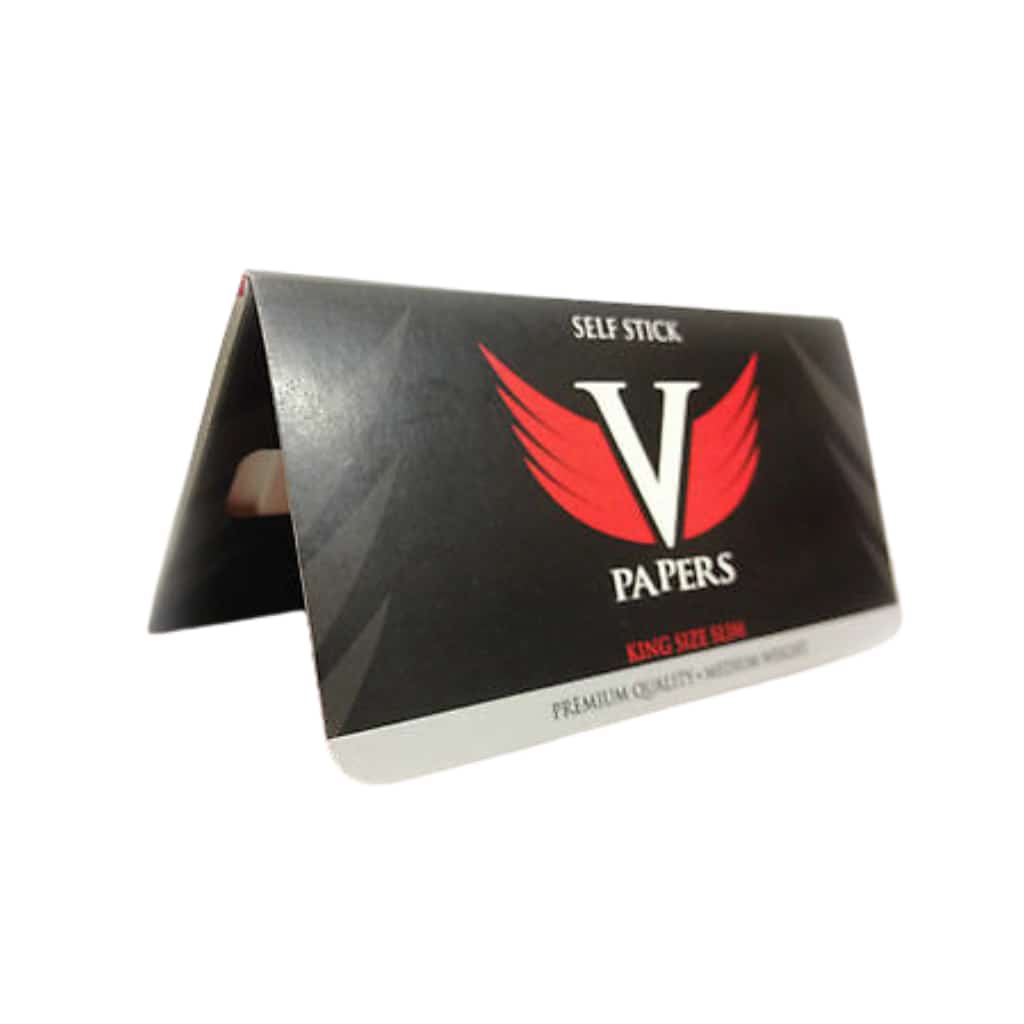V Self Stick King Size Rolling Papers - Smoke Shop Wholesale. Done Right.