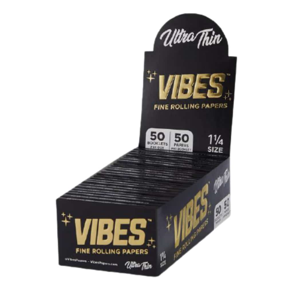 Vibes 1 1/4 Ultra Thin Rolling Paper - Smoke Shop Wholesale. Done Right.