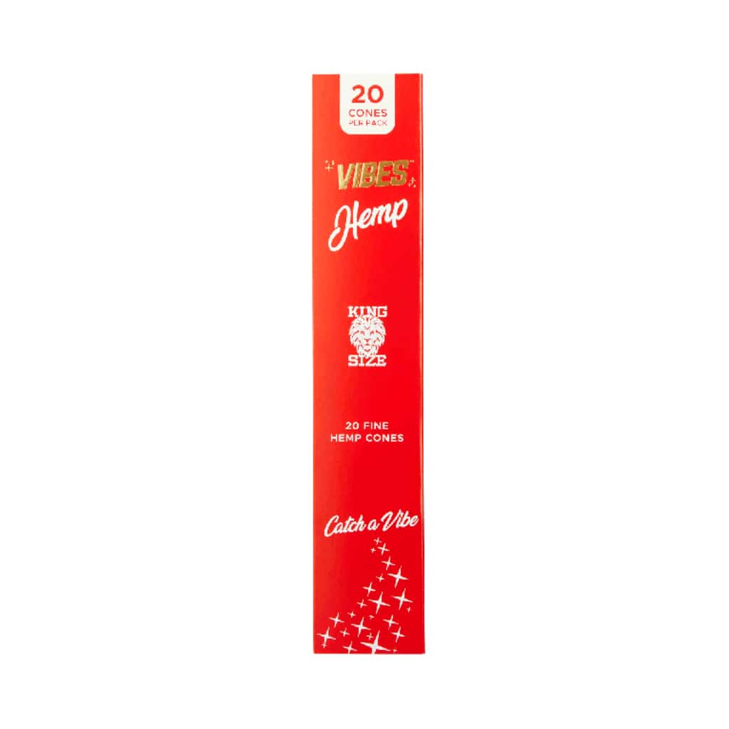 Vibes King Size Hemp Cones - 20pk - Smoke Shop Wholesale. Done Right.