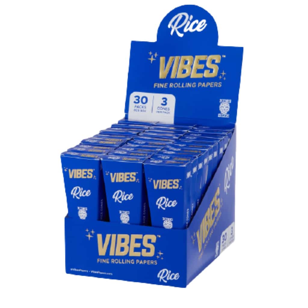 Vibes King Size Rice Cones - Smoke Shop Wholesale. Done Right.