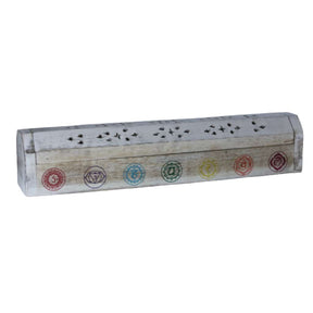 White Coffin 7 Chakra Incense Burner - Smoke Shop Wholesale. Done Right.