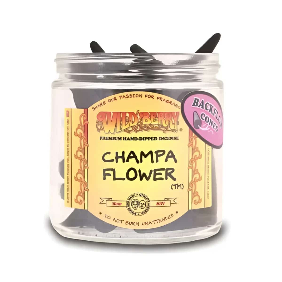 Wild Berry Champa Flower Backflow Cones - Smoke Shop Wholesale. Done Right.