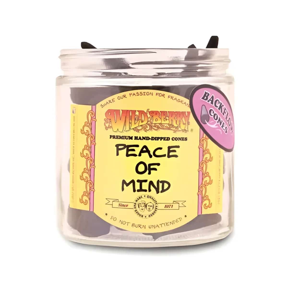 Wild Berry Peace of Mind Backflow Cones - Smoke Shop Wholesale. Done Right.