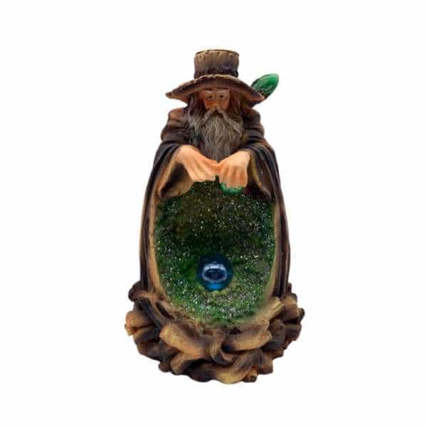 Wizard Green Crystal Geode Backflow Burner - Smoke Shop Wholesale. Done Right.