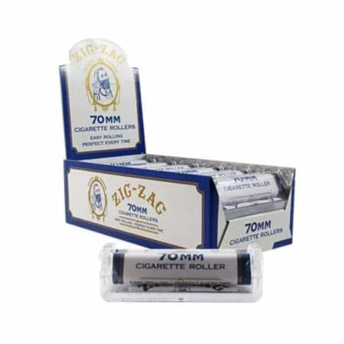 Zig Zag 70mm Roller Machine For Original Rolling Papers - 2 Pack - Made In France