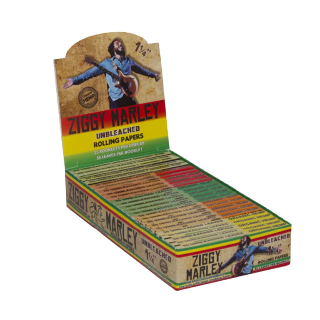 Ziggy Marley Unbleached 1 1/4 Hemp Papers - Smoke Shop Wholesale. Done Right.